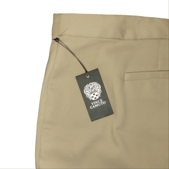 Vince Camuto Plus Size Pants Khaki Haze - Picture 9 of 9